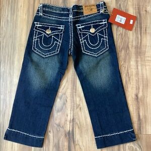 NWT True Religion Billy Super T Urban Cowboy Crops